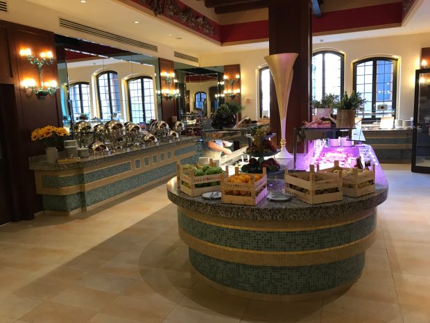  About a third of the food on offer… 